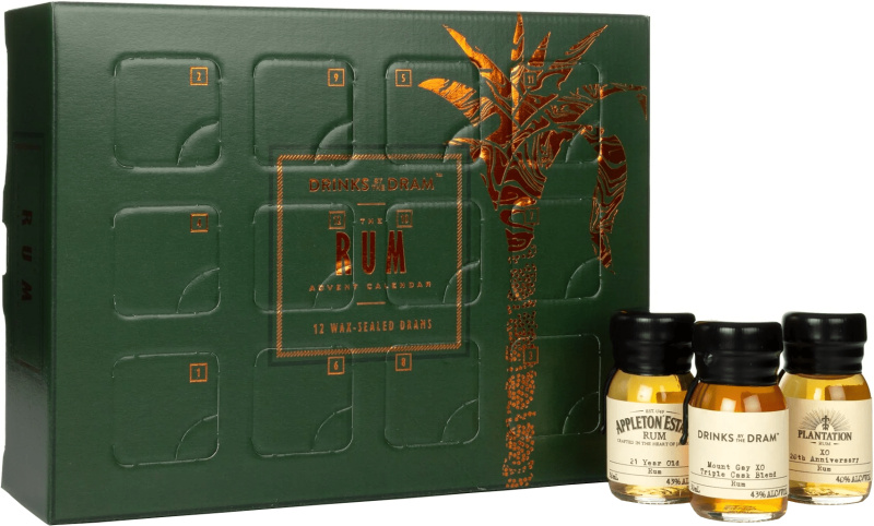 Drinks by the Dram 12 Dram Rum Collection Advent Calendar 2024 41,7% 0,36l