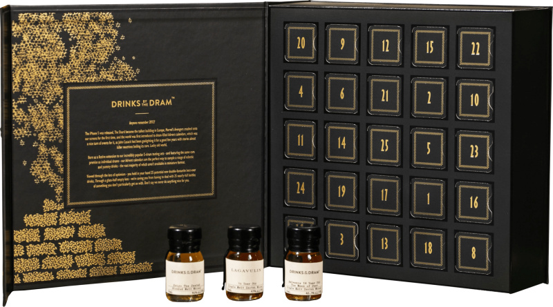 Drinks by The Dram The Peaty Whisky Advent Calendar 2025 25x0,03l 48% 0,75l