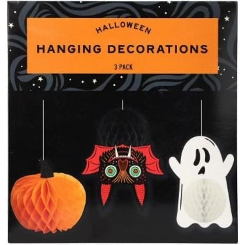 Marks & Spencer Sada tří halloweenských dekorací z papíru