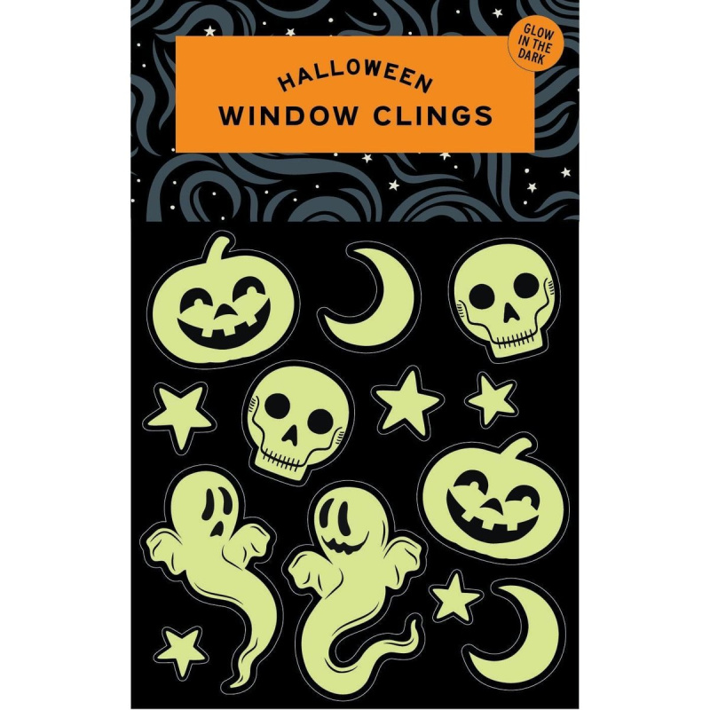 Marks & Spencer Halloween gelové samolepky na okno svítící ve tmě