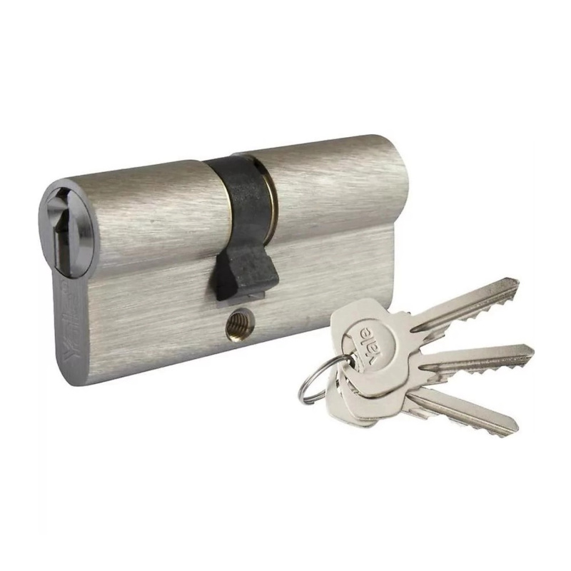 Cylindrická vložka YALE 500 40+40 3kl. nikl. blistr