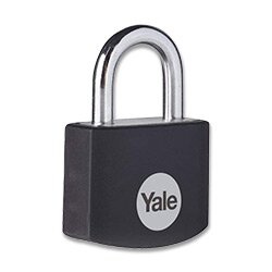 Yale YE3B/25/112/1/BK - visací zámek - černý