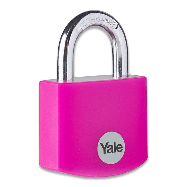 Yale YE3B/32/116/1/P - visací zámek - růžový