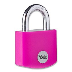 Yale YE3B/32/116/1/P - visací zámek - růžový