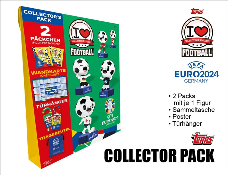 Topps UEFA EURO 2024 I Love Football – oficiální 3D sběratelské figurky