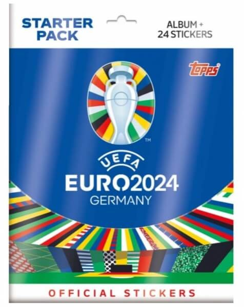 Topps/Merlin UEFA EURO 2024 Sticker Collection Starter Pack