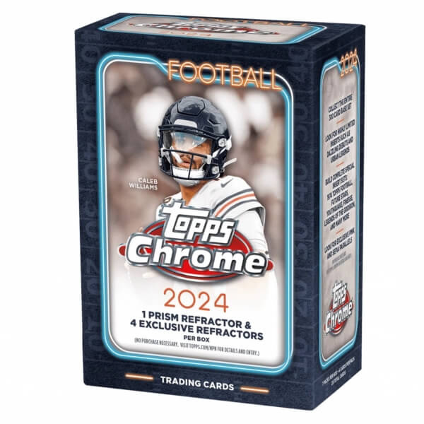Topps 2024 Chrome Football Blaster box NFL
