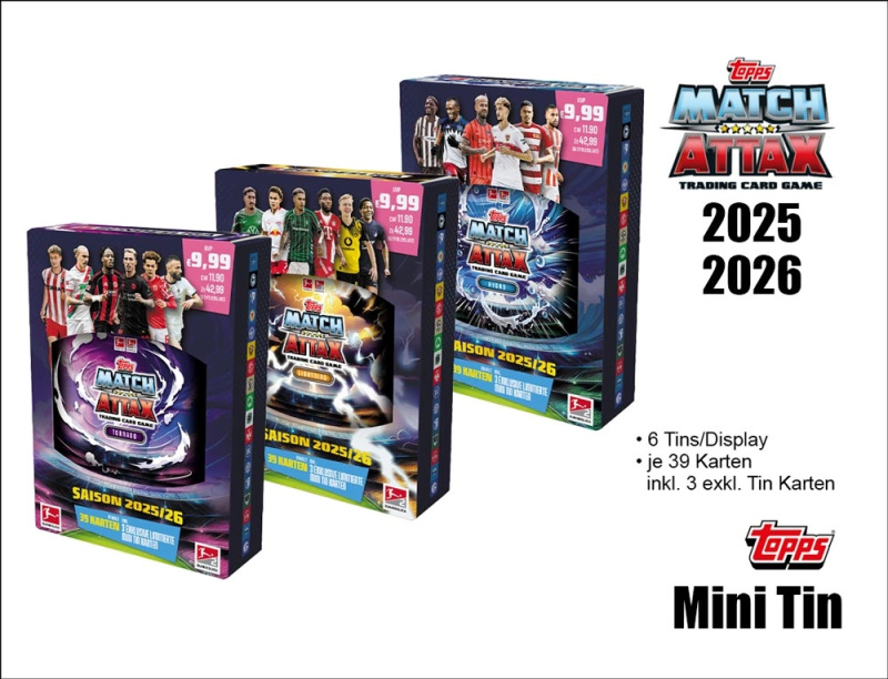 Topps Match Attax Bundesliga 2025/2026 mini tin - 1 kus