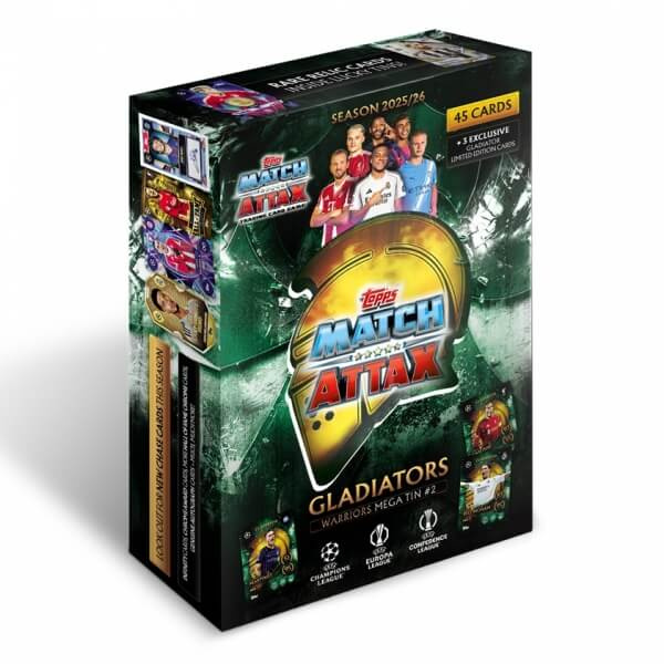 Fotbalové karty Topps UCC Match Attax 2025/26 Mega Tin