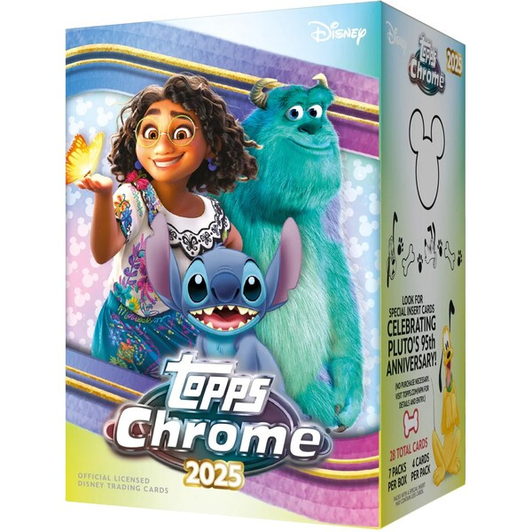 Sběratelské karty 2025 Topps Chrome® Disney - Value Box