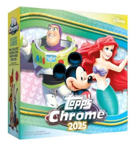 Sběratelské karty 2025 Topps Chrome® Disney - Mega Box