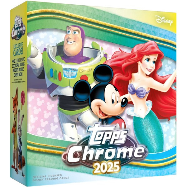 Sběratelské karty 2025 Topps Chrome® Disney - Mega Box