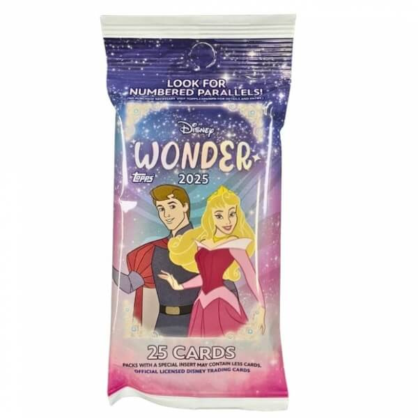Sběratelské karty Topps 2025 Disney Wonder - Fat Pack