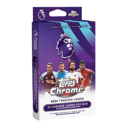 2026 Topps Chrome Premier League Hanger Box