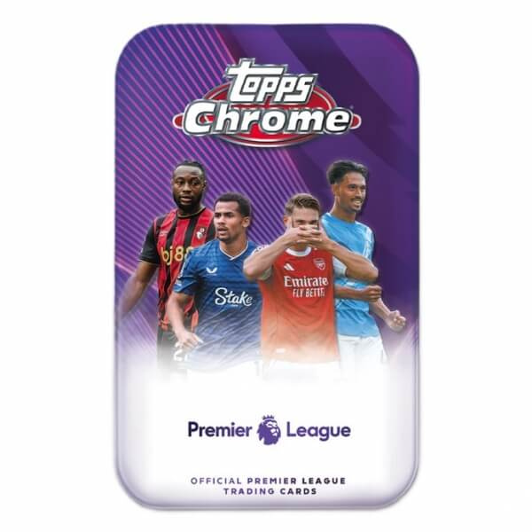 2026 Topps Chrome Premier League Collector Tin