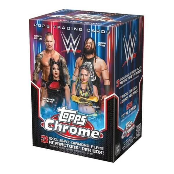 Sběratelské karty 2026 Topps Chrome WWE - Value Box