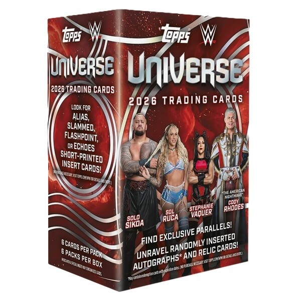 2026 Topps Universe WWE Wrestling Blaster Box