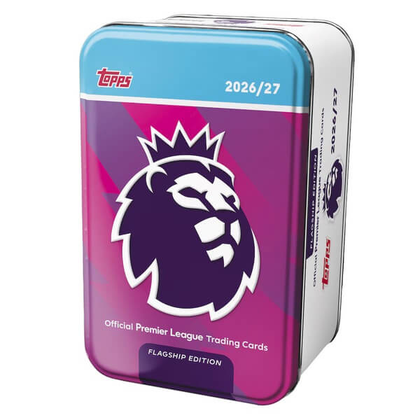 2026-2027 Topps Flagship Premier League Super Tin 1 fialová - fotbalové karty