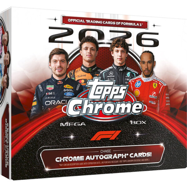 Karty Formule 1 2026 Topps Chrome Formula 1 - Mega Box
