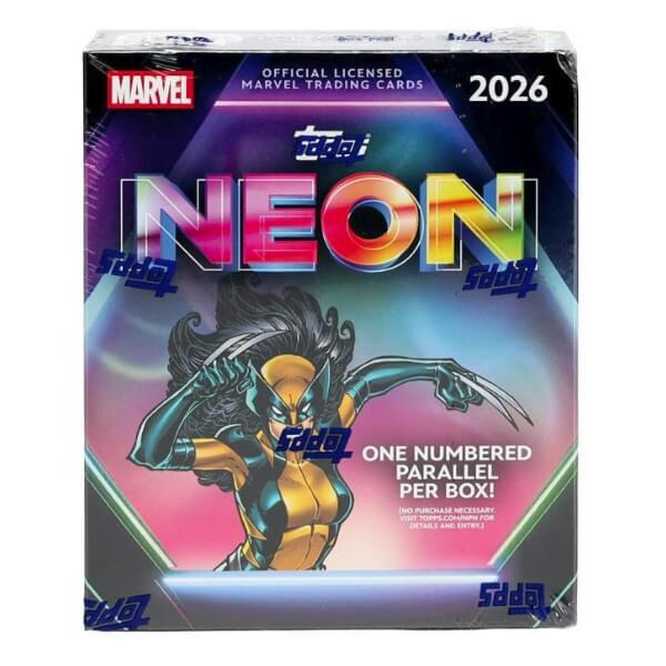 2026 Topps Neon Marvel Mega Box