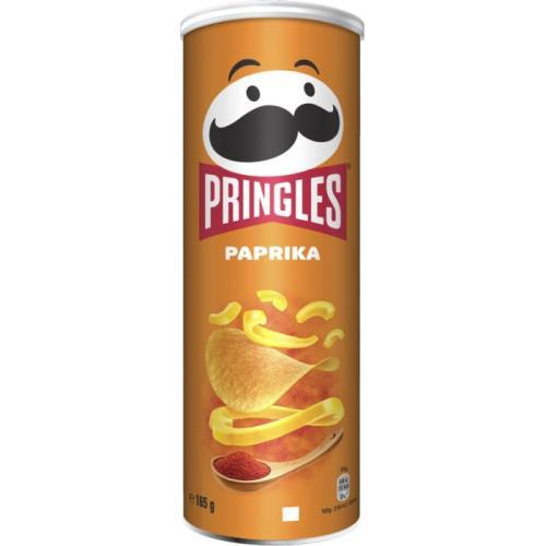 Pringles - slané snacky - Paprika, 165 g