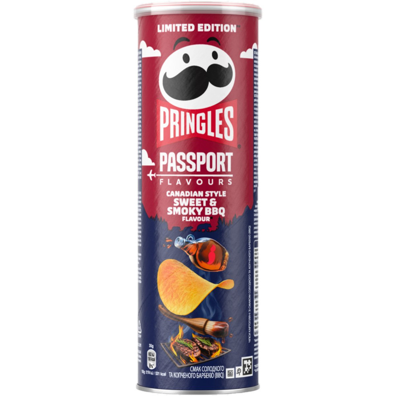 Pringles Canadian Smoky BBQ