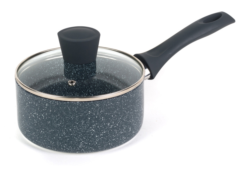 Russell Hobbs Hliníkový hrnec / Rendlík / Pánev / Pánev WOK Nightfall Collection Blue Marble (rendlík, 16 cm)