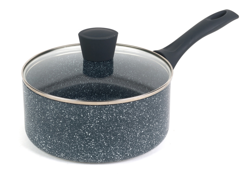 Russell Hobbs Hliníkový hrnec / Rendlík / Pánev / Pánev WOK Nightfall Collection Blue Marble (rendlík, 20 cm)