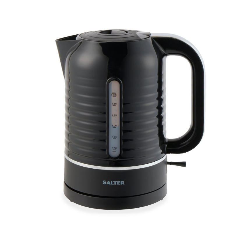 Černá varná konvice 3000 W PETRA, 1,7 l černá