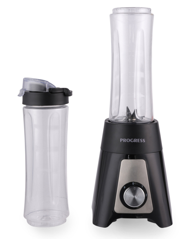 Smoothie mixér Progress 400 W, 2 rychlostí, 600 ml černá