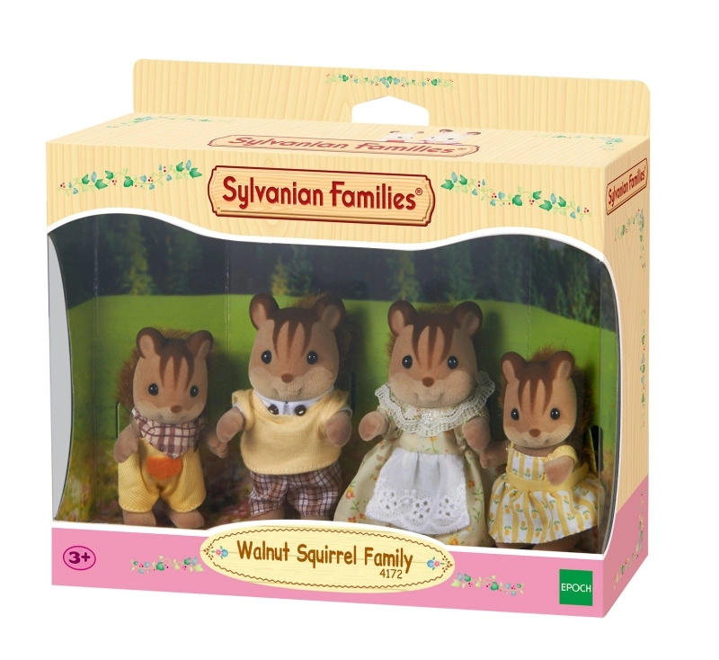 Sylvanian Families - Rodina veverek oříškových, 4ks