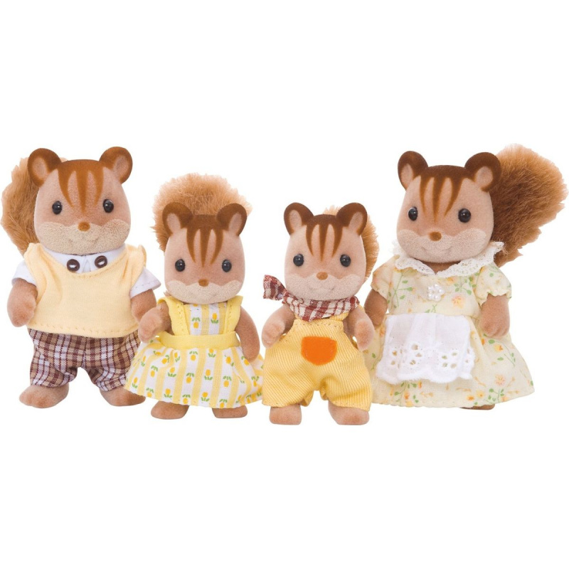 Sylvanian Families - Rodina veverek oříškových, 4ks