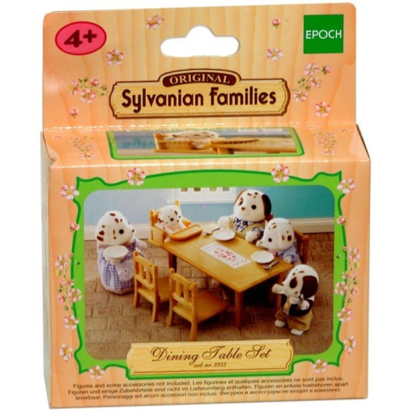 Sylvanian Families Nábytek - jídelní stůl se židlemi
