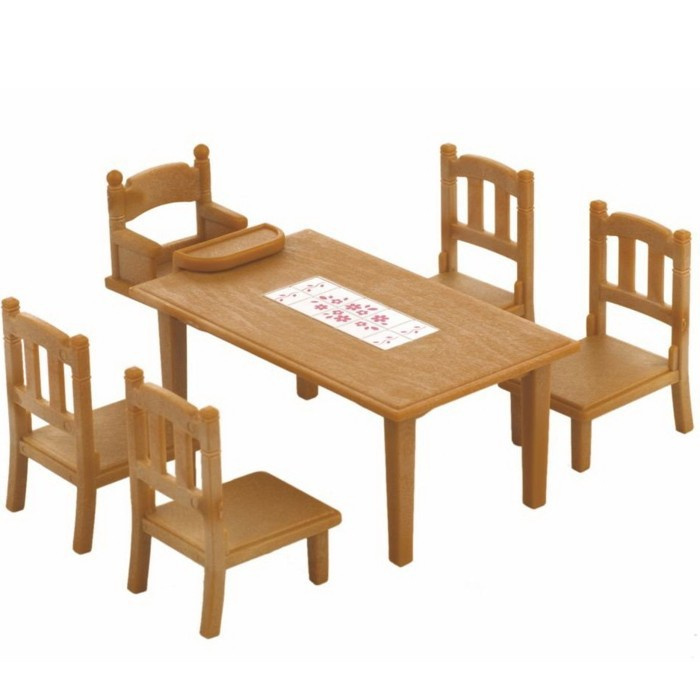 Sylvanian Families Nábytek - jídelní stůl se židlemi
