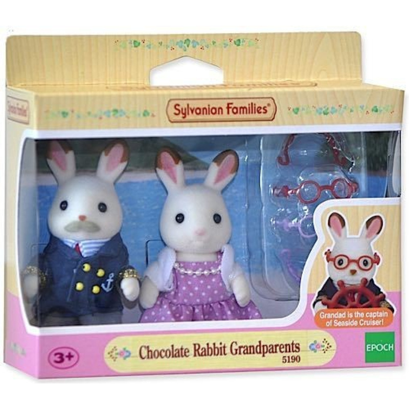 Sylvanian Families - Babička a dědeček "chocolate" králíci