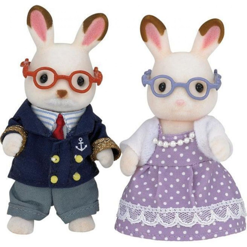 Sylvanian Families - Babička a dědeček "chocolate" králíci
