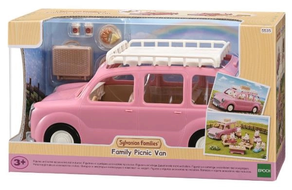 Sylvanian Families Rodinné auto růžové Van