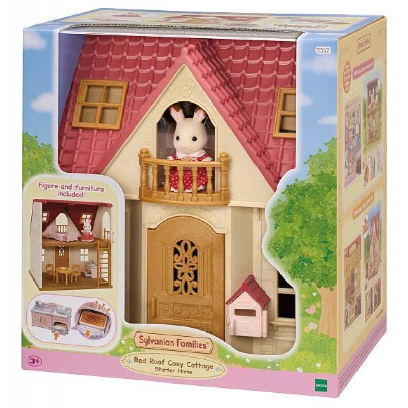 Sylvanian Families Základní dům s červenou střechou nový