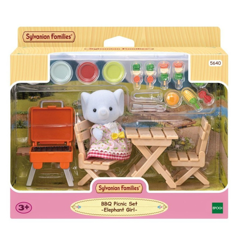 Sylvanian Families BBQ sada na piknik se slonem