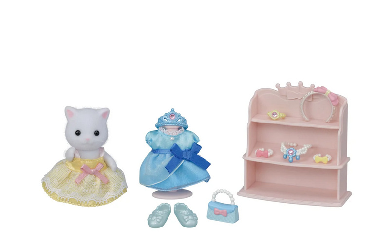 Sylvanian Families Šaty a ozdoby pro princezny s kotětem