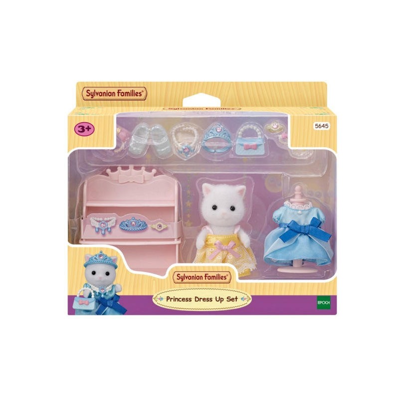 Sylvanian Families Šaty a ozdoby pro princezny s kotětem
