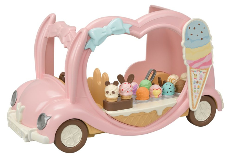 Sylvanian Families -  Růžový zmrzlinářský vůz