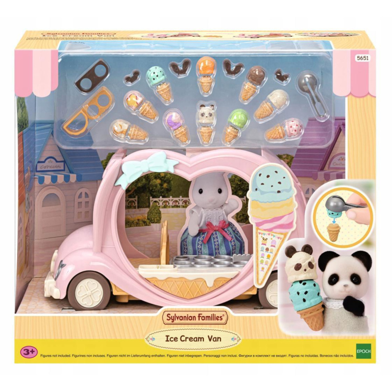 Sylvanian Families -  Růžový zmrzlinářský vůz