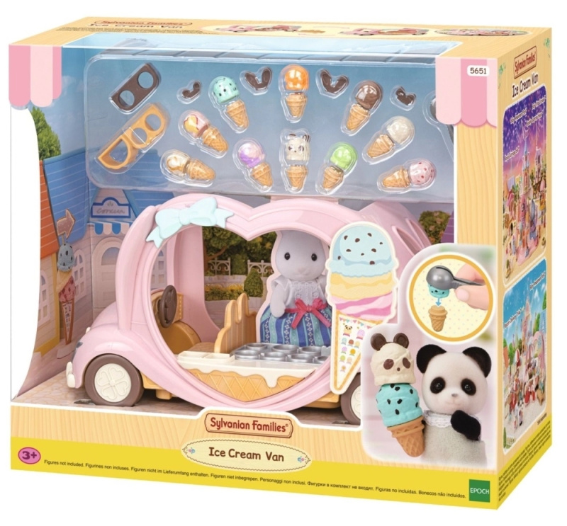 Sylvanian Families -  Růžový zmrzlinářský vůz