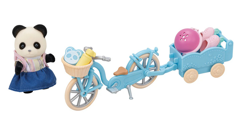 Sylvanian Families Panda a cyklo-bruslařský set