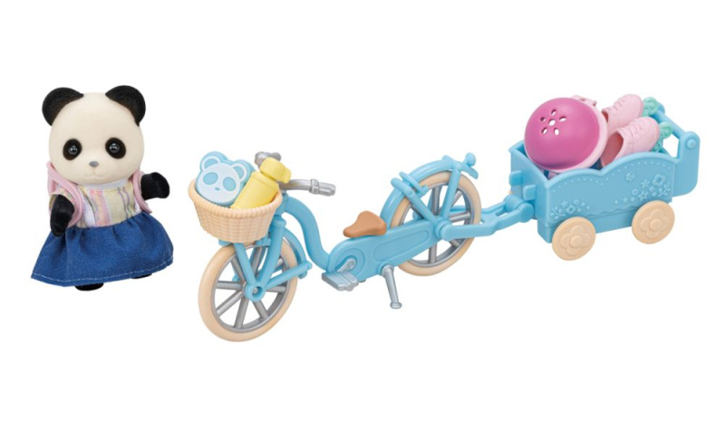 Sylvanian Families Panda a cyklo-bruslařský set