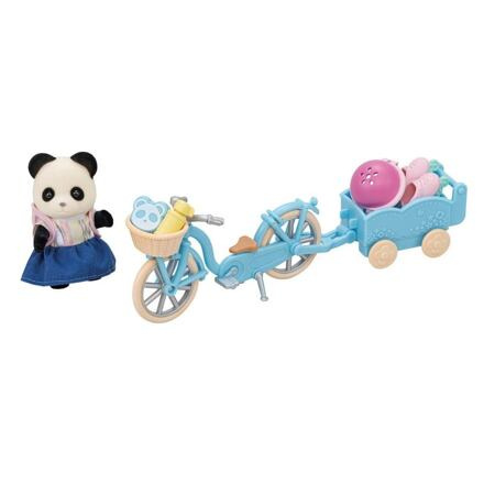 Sylvanian Families Panda a cyklo-bruslařský set