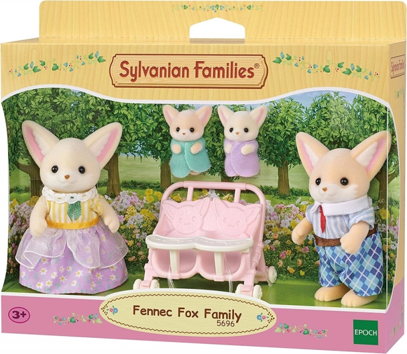 Sylvanian Families Rodina fenků s dvojčaty