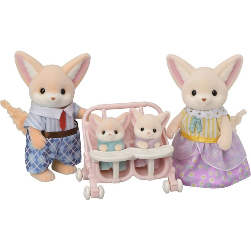 Sylvanian Families Rodina fenků s dvojčaty