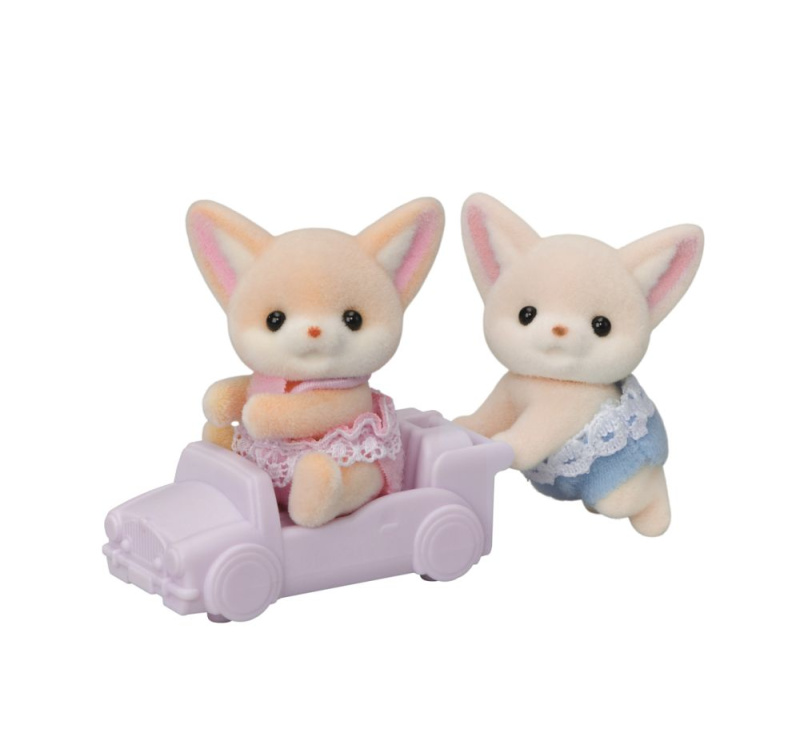 Sylvanian Families Dvojčata fenci s autíčkem